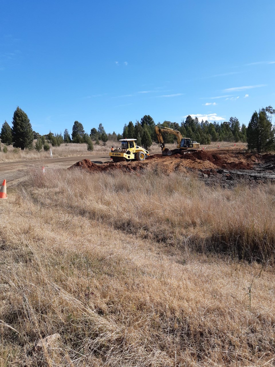 Work getting underway on the Lowes Creek Road deviation